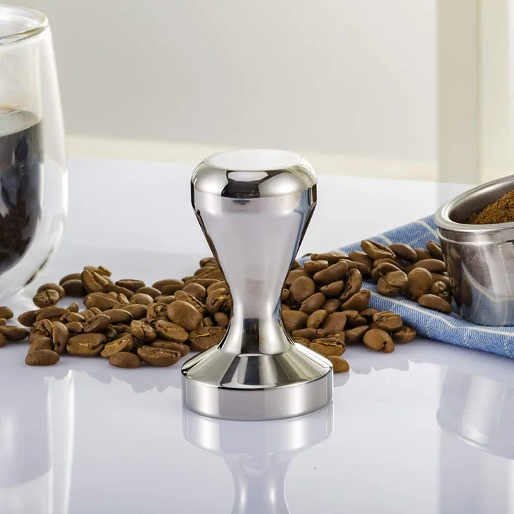 
Stainless Steel Barista Espresso Base Coffee Bean Press Coffee Tamper 