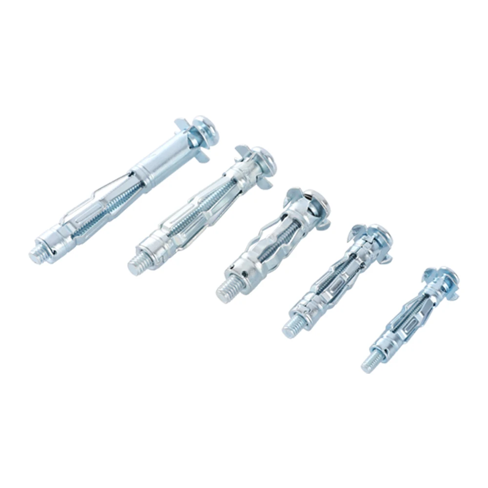 
M4x46 carbon steel plasterboard screw anchor bolt hollow wall anchor 