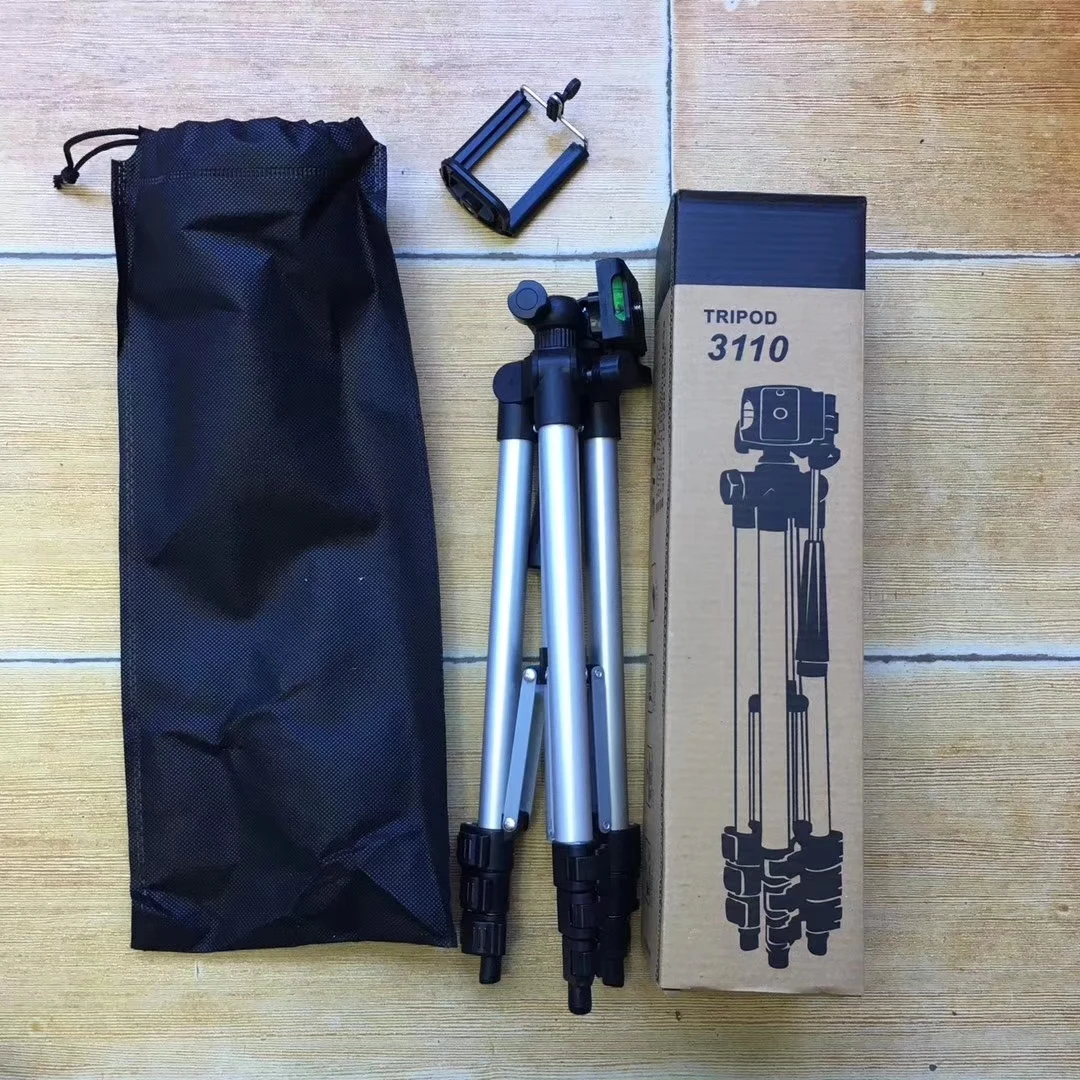  lightweight 3110 tripod stand with 3-way head for smartphone
