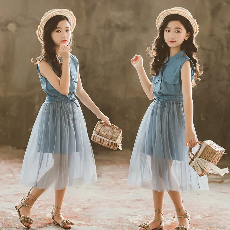 
Girl Skirt T-shirt sets Summer Suit 2021 New Girl Fashion Two-piece Wholesale little kids girls 2 piece sets 