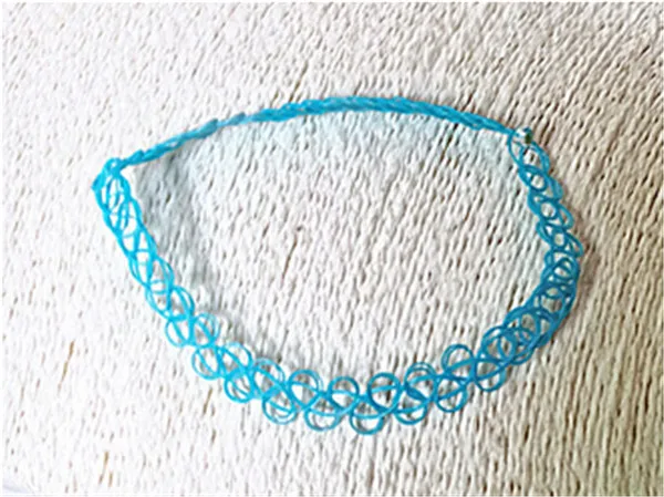 New Collares Vintage Stretch Tattoo Choker Necklace For Women Punk Retro Gothic Elastic Pendants Necklaces