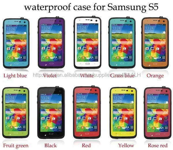 Original Red Pepper Waterproof Case for Samsung S5 Manufacturer Price