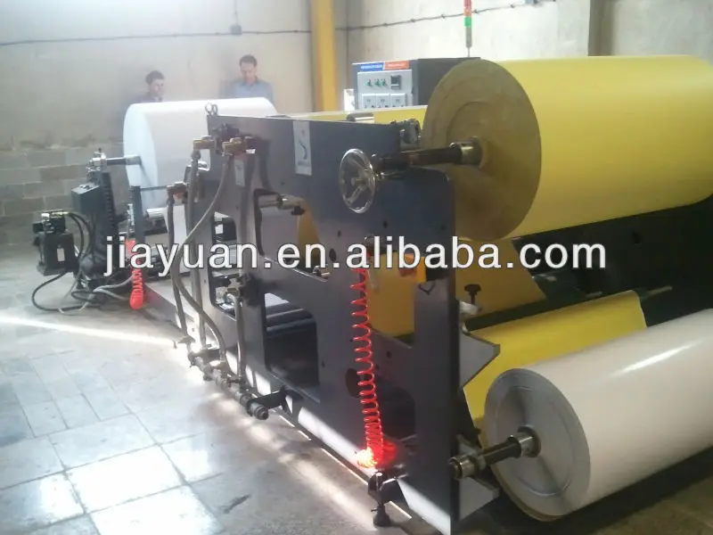 Wenzhou jiayuan JYT-B Double Side Foam Tape hot melt adhesive Coating Machine for double side tape, foam tape, adhesive tape