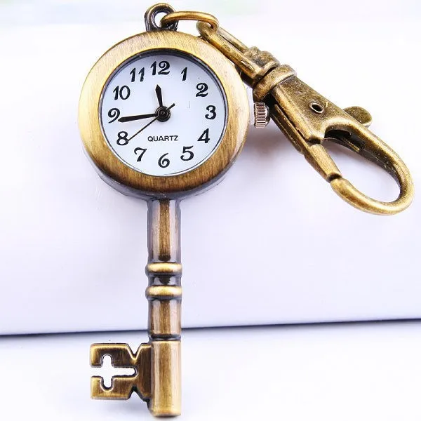 
Hot Sale Vintage Quartz Key Pocket Watch 