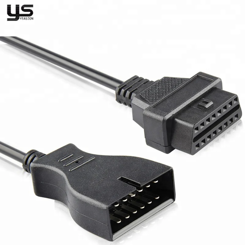 
 Автомобильный разъем GM OBD2 от 12pin до 16Pin, автомобильный диагностический кабель адаптера  