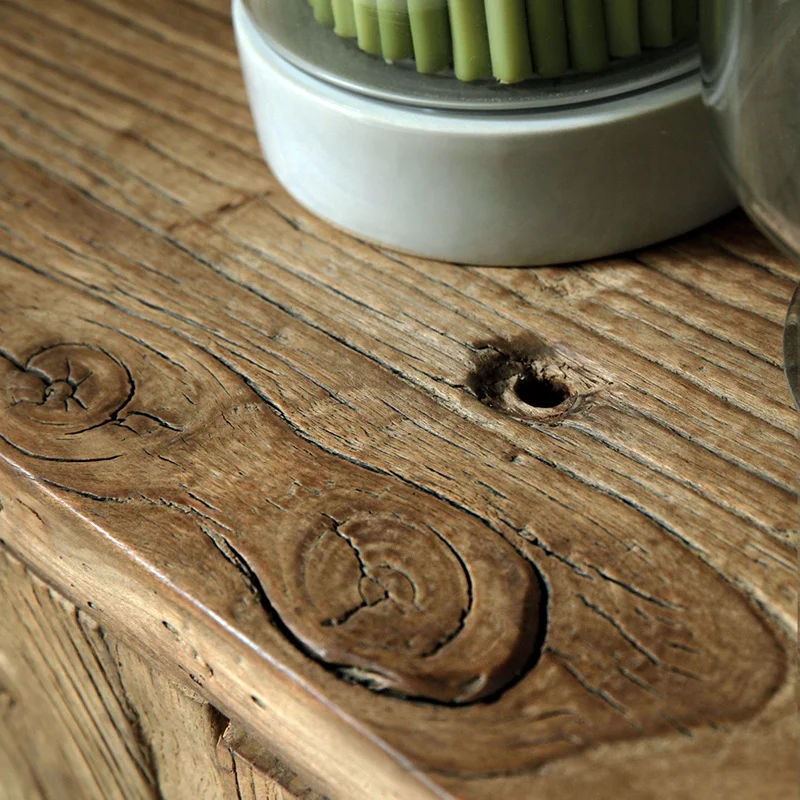 Console reclaimed elm hardwood furnitrue Chinese home console antique shabby chic console table natural wood shabby chic console