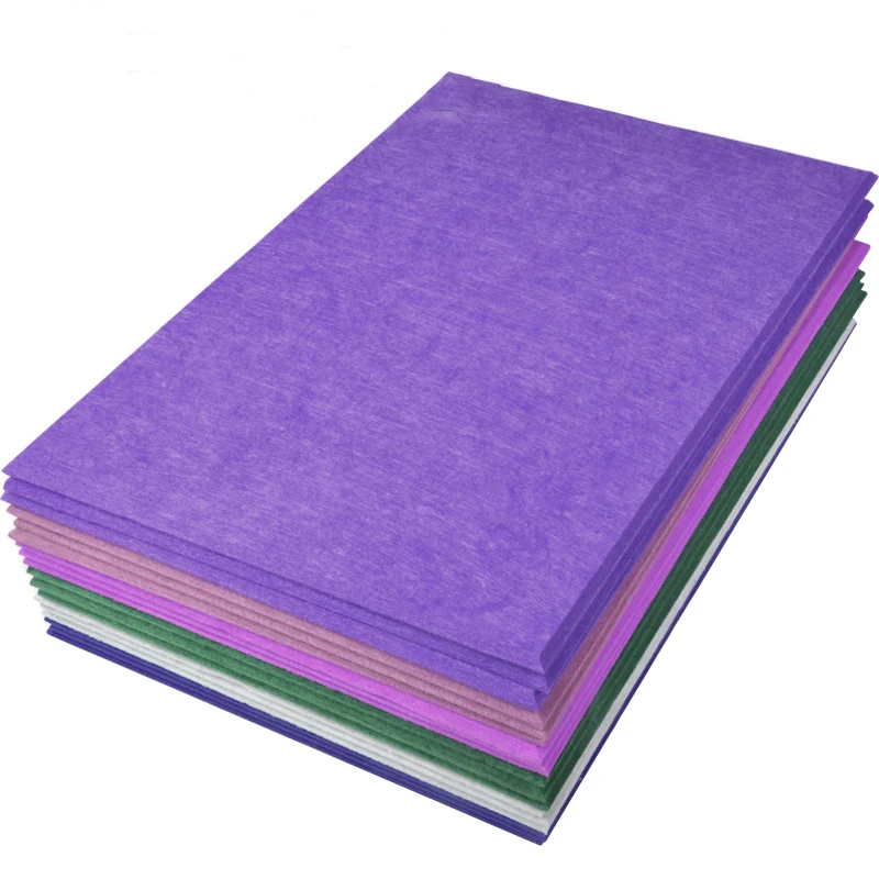Studio E1 PET anti sound wall panel material auditorium polyester fiber acoustic wall panel