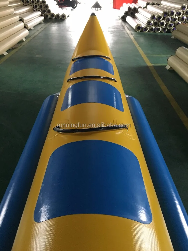 2022 Good quality inflatable banana boat for sale / 5 passengers inflatable water banana