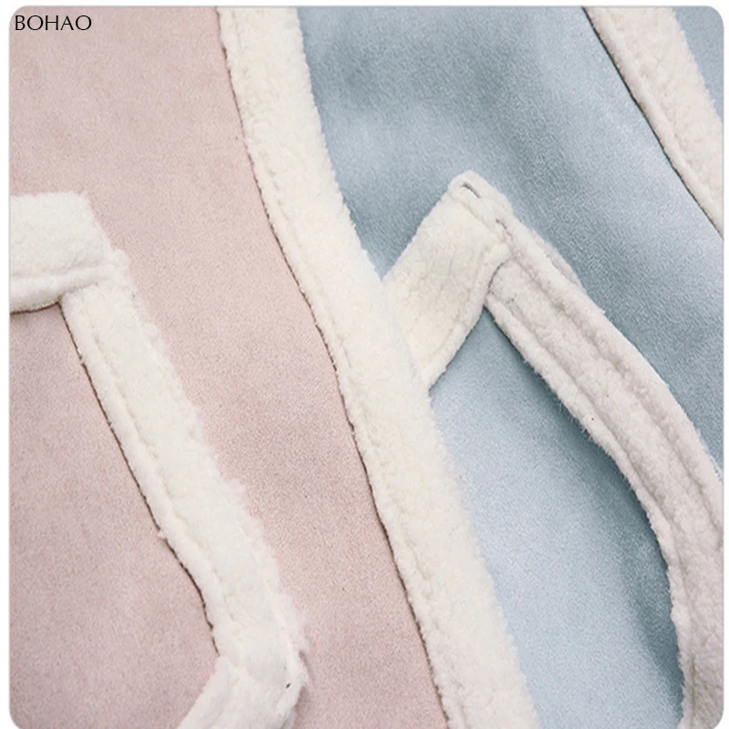 
New Arrival OEM Cheap Suede Jacket Women Faux Leather Fur 