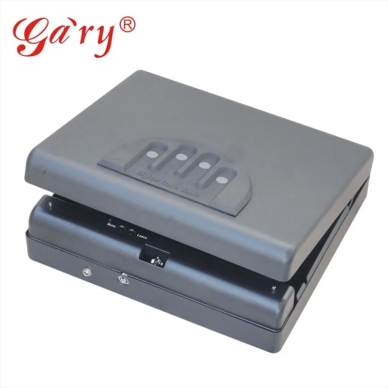 OEM Gun safe / Micro Gary Vault MD550-1 four buttons electronic digital code pistol hand gun safe box for A4 paper