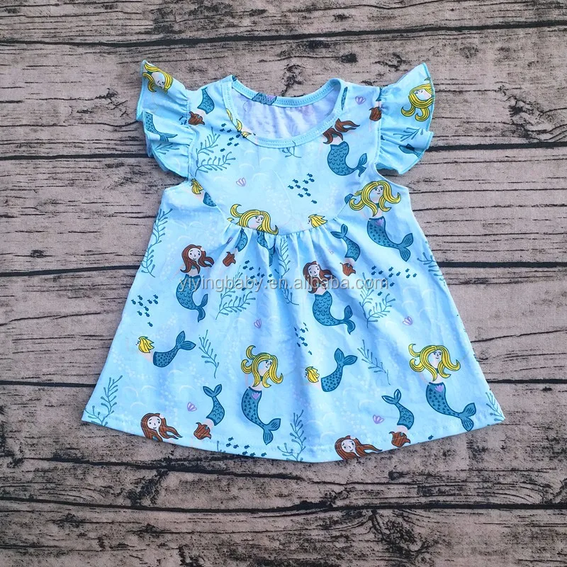 2017 Latest Dress Designs Pictures Baby Girl Cotton Dresses Pearl Baby Dress