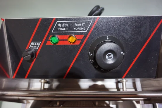 Heavy Duty Electric Stainless Steel Commercial 2 Tanks 2 Baskets Countertop Deep fryer