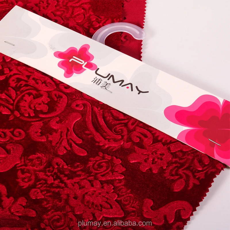 velvet fabric 95% Polyester 5% Spandex furniture 3d embossed New printing Chinese style flower design for sofa clothing textile