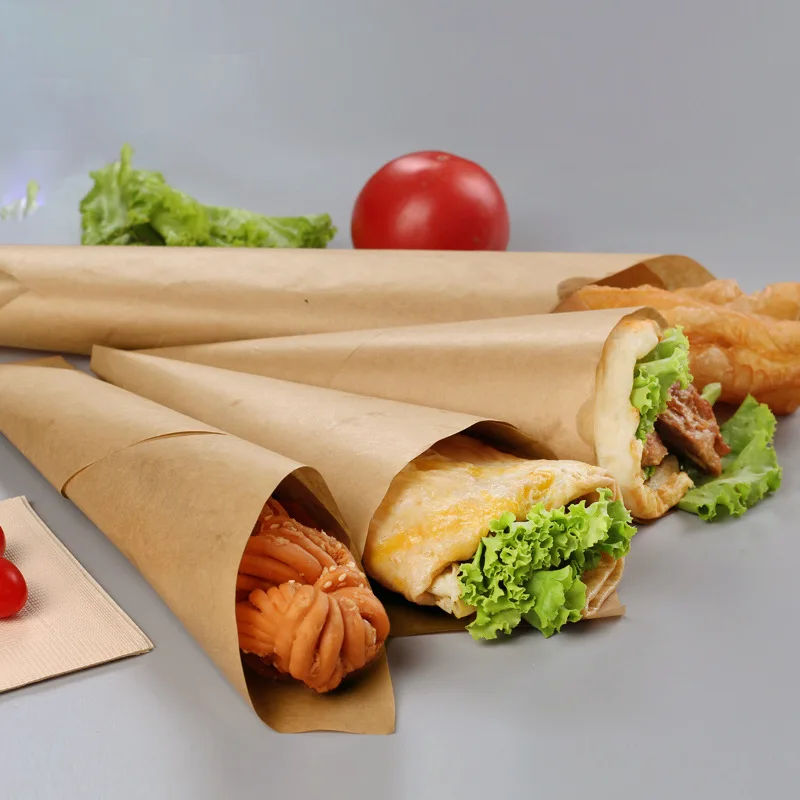 
 Дешевые логотип пищевой упаковочной бумаги  