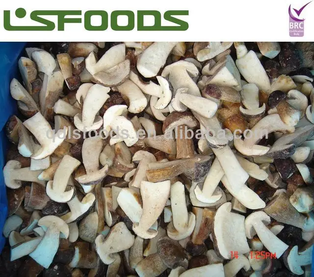 
IQF Boletus Edulis halves cut 2014 shipment 