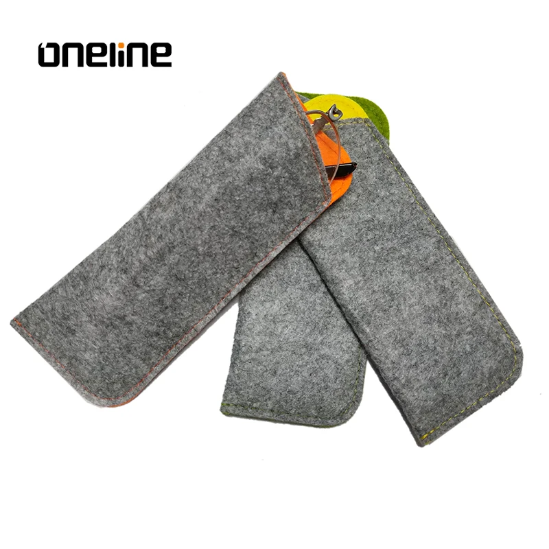 No MOQ Low Price  Optical Felt Pouch Reading Glasses Bag