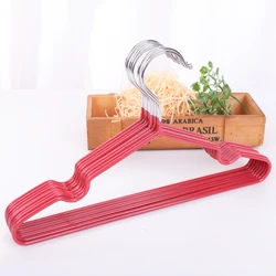5colors Children Baby antiskid metal wire kids pants clothes Hanger with plastic PVC coated