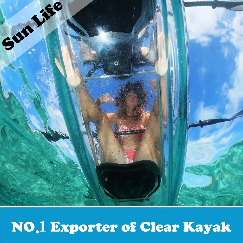 Hotsales Duranble tourism see through kayak and canoe