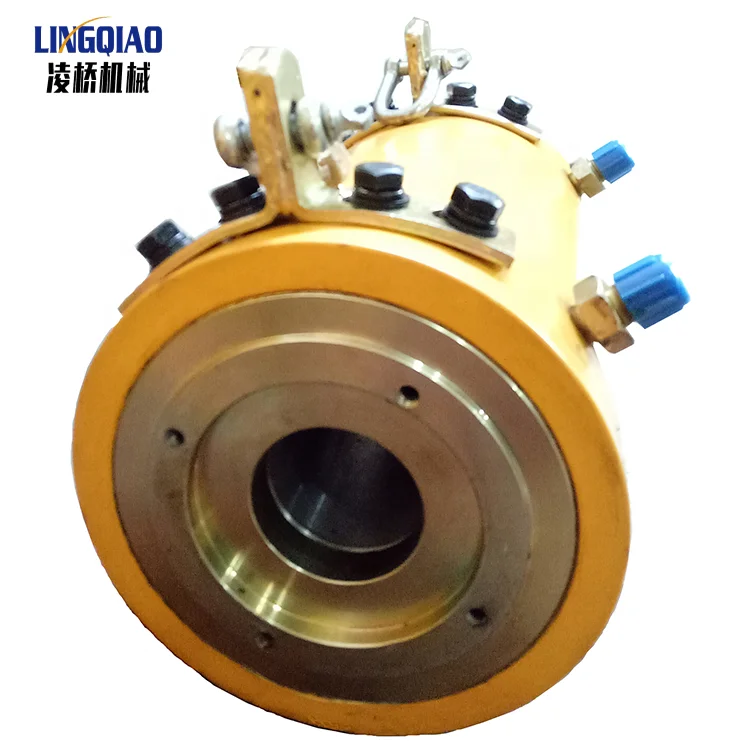 
LINGQIAO 350T Hydraulic Hollow Cylinder Jack Hydraulic Hollow Plunger Construction Material 