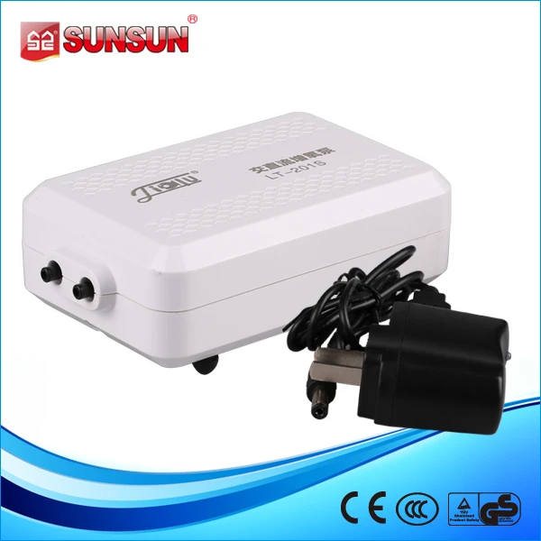 SUNSUN LT-201S аквариум ac / dc аквариумный воздушный насос hp-400