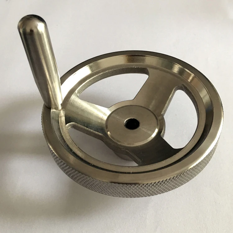 
60mm 80mm 100mm 160mm stainless steel handwheel metal belt rotating handle steel hand wheel 
