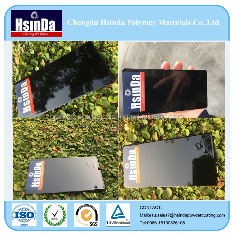 Гладкая отделка high gloss зеркальный эффект порошковое покрытие