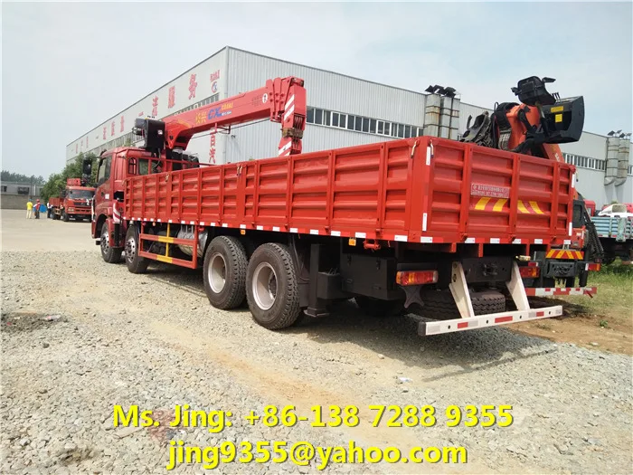 Euro V heavy duty 16 тонн автокран с телескопической стрелы для продажи в Конго