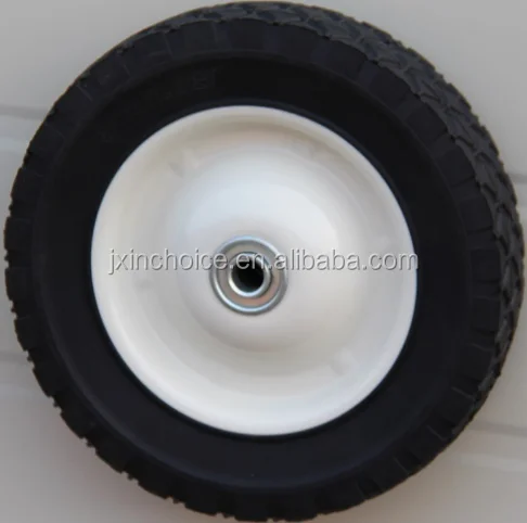 
high quality 200mm semi pneumatic rubber wheel for luggage 