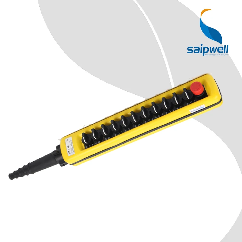 China Custom Electronic Enclosure Box IP65 Waterproof Custom Box with Push Button Saip Saipwell Handheld Electronic Enclosures