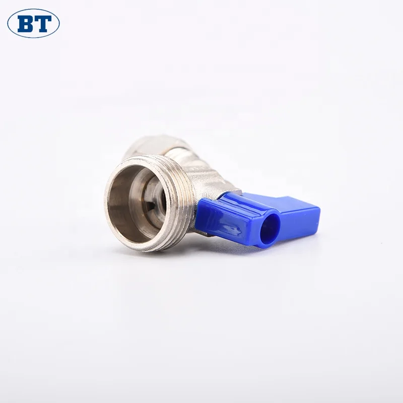Isolation Valve 1 4 1 2 External Thread Joint Brass Water Heater Right Angle Ball Valve