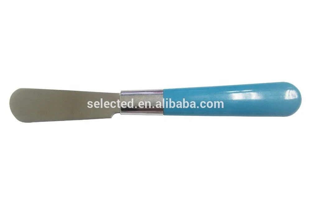 
White Plastic Handle Butter Knife 