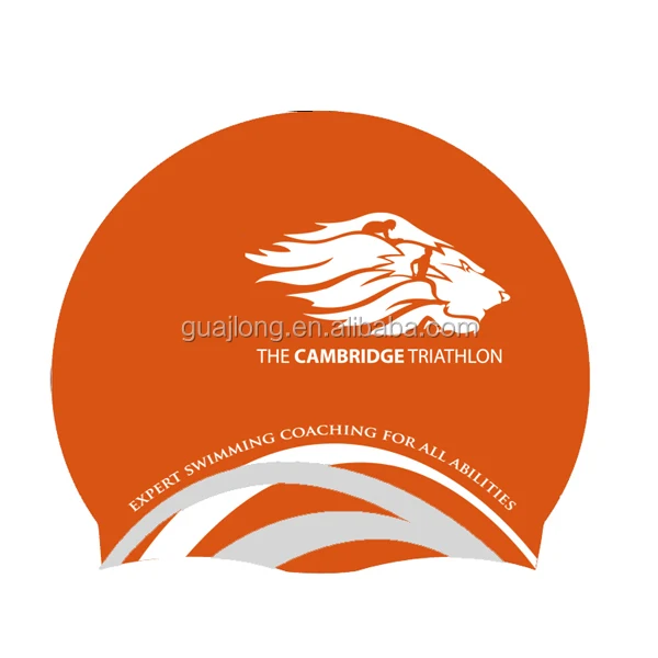 
OEM custom print silicone swimming caps 