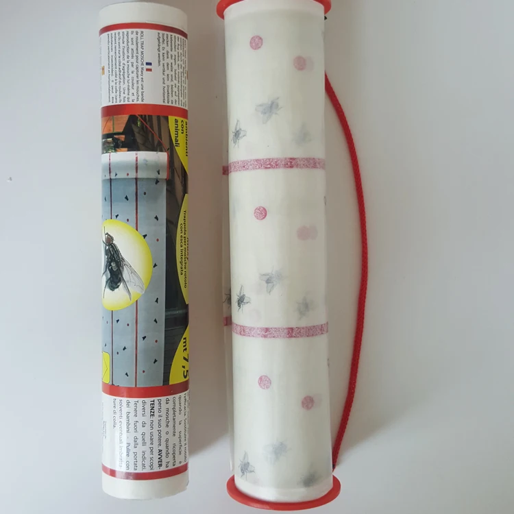 Big roll color ribbon glue fly trap fruit paper