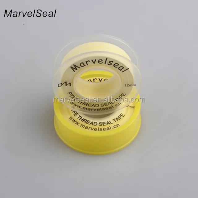 yellow ptfe tape taflone tape for gas pipe with high density