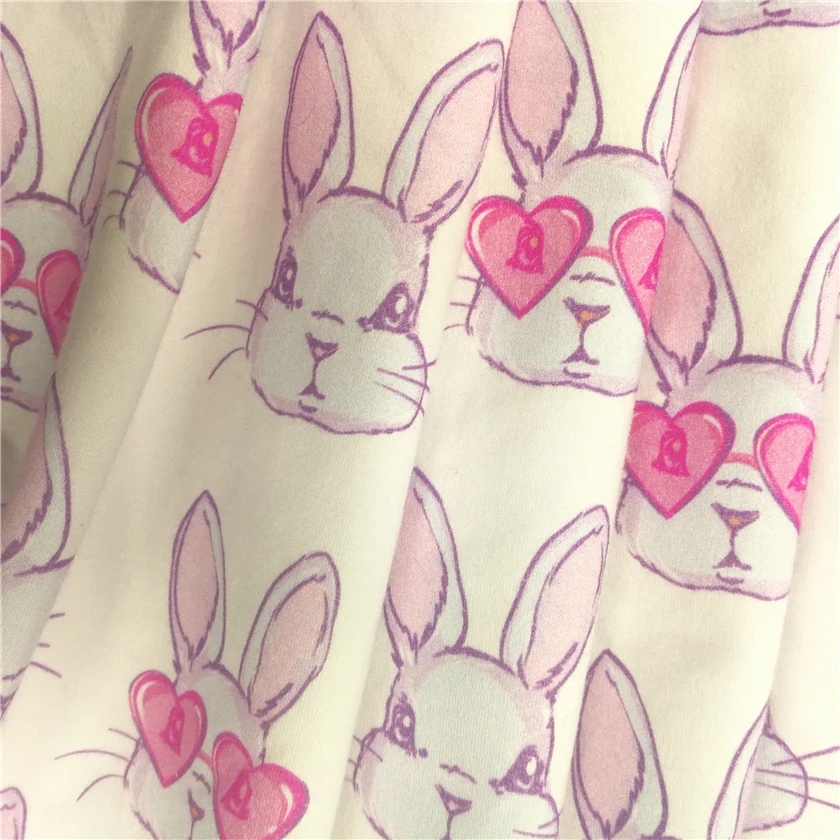 
fast delivery digital printed french terry fabric 