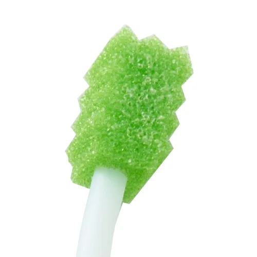 Disposable medical sterile foam tip ICU Patient Oral Cleaning Sponge Toothbrush Suction Oral Sponge Swab