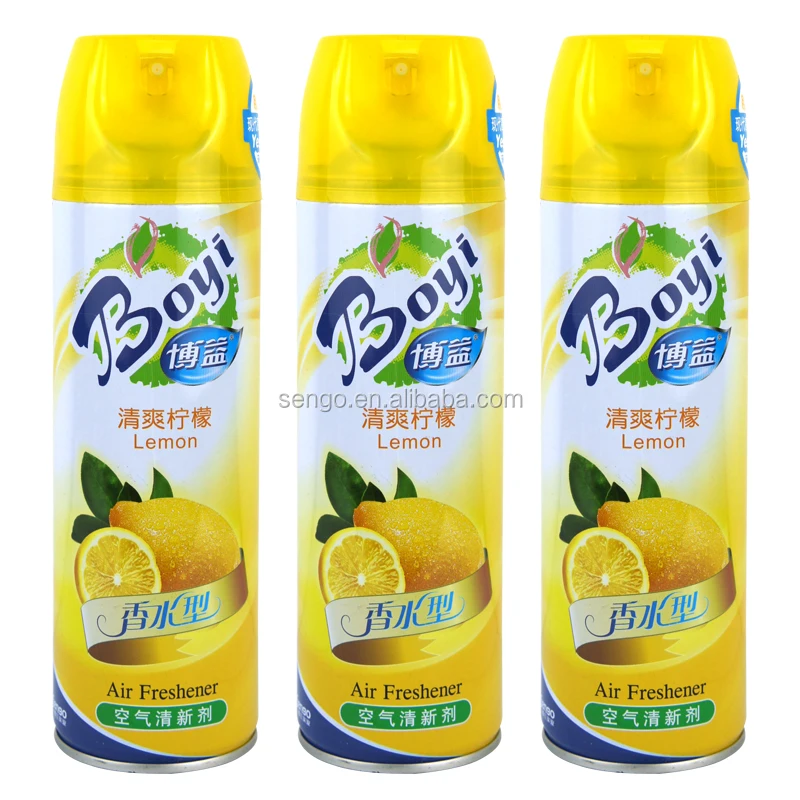 
hotel room aerosol air freshener with flower smell 