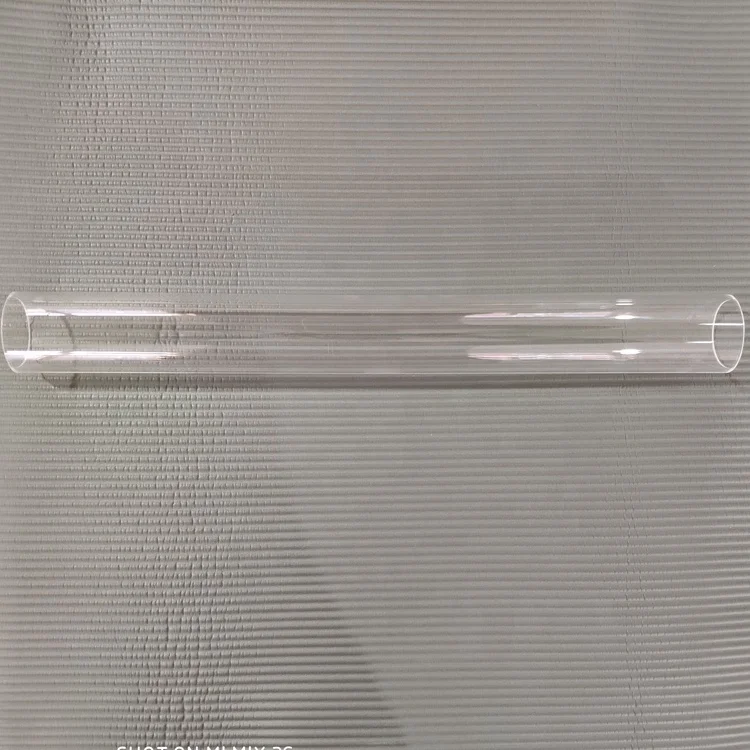 Высококачественная жаропрочная кварцевая стеклянная труба высокой чистоты