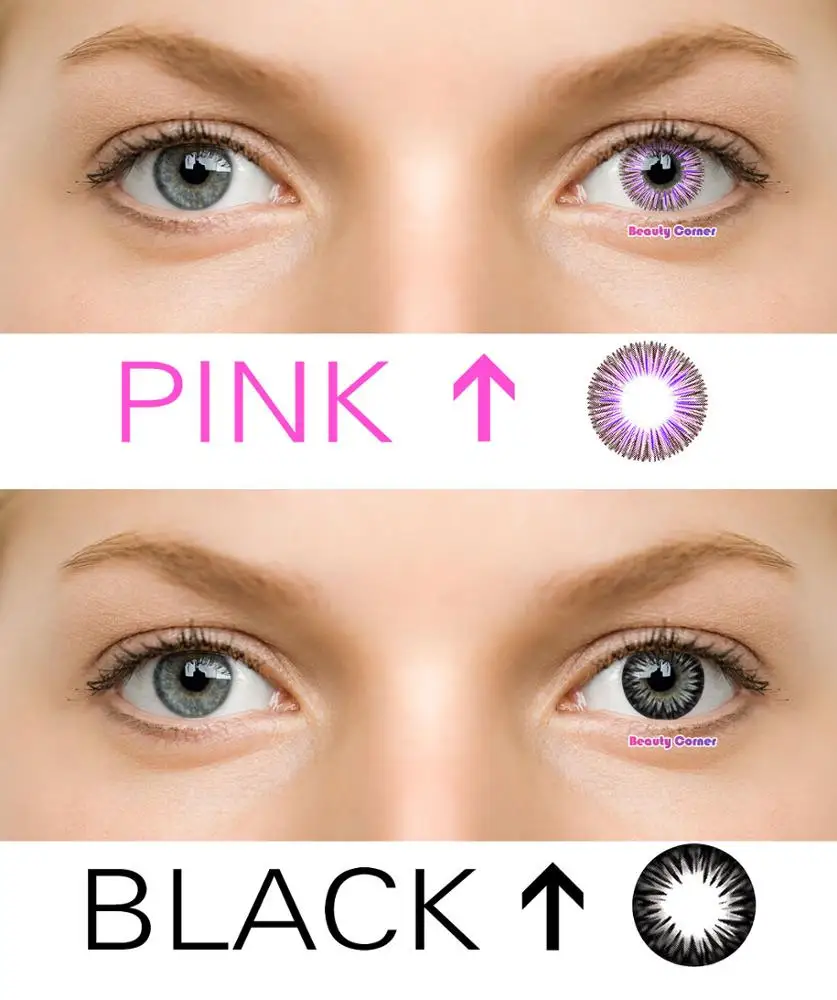 
Beauty Coner-2pcs/pair Dandelion Fantasy Big Eyes Soft Colored Contact Lens Cheap Cosmetic Contact Lenses 