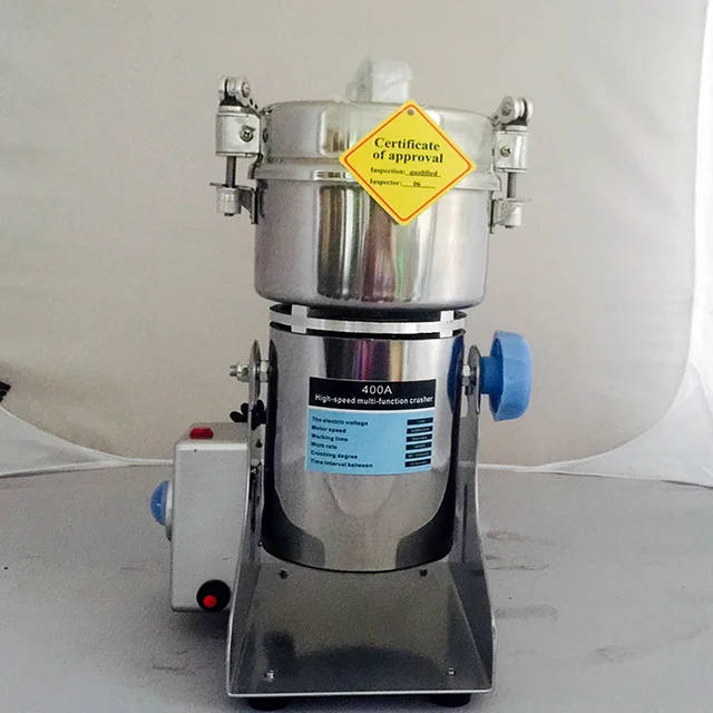 400g small stainless steel grain rice mill grinder machine