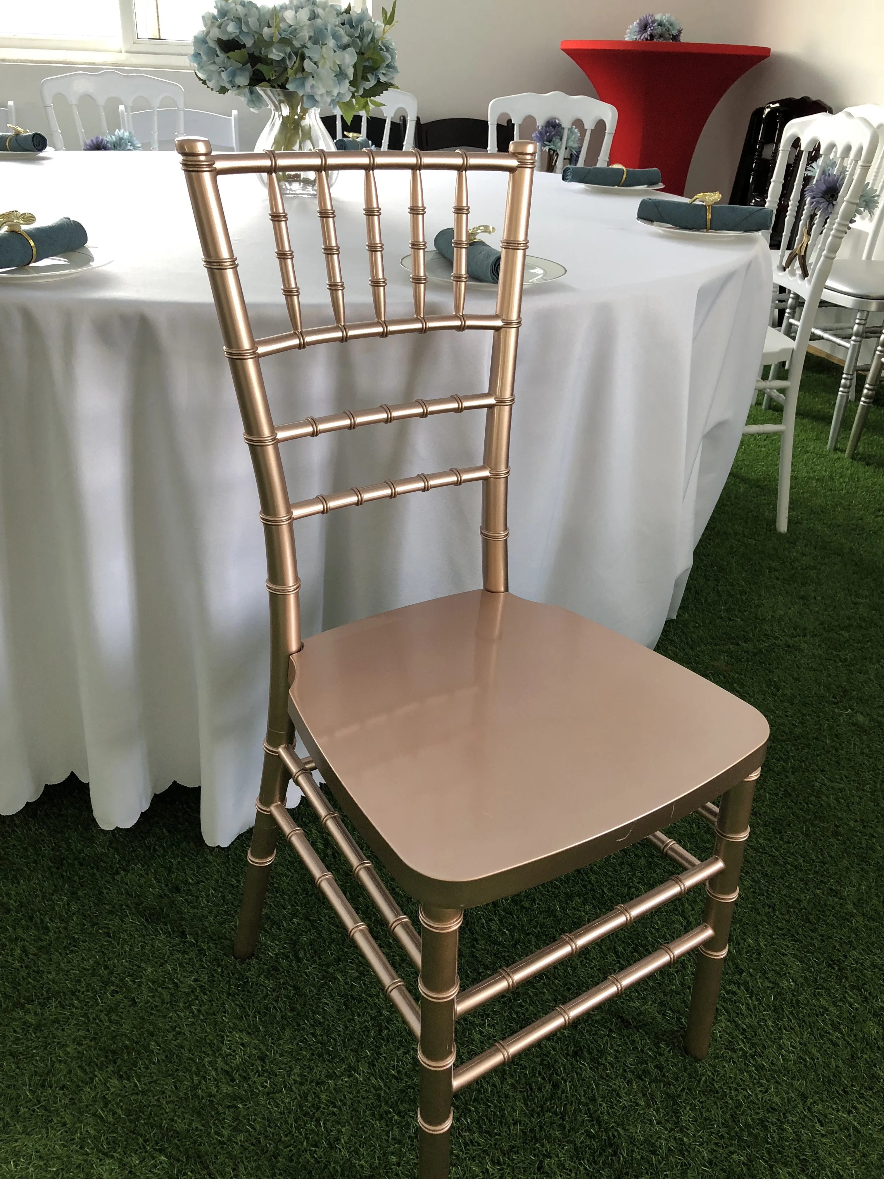Factory White Wood plastic outdoor crossback American Chair for wedding