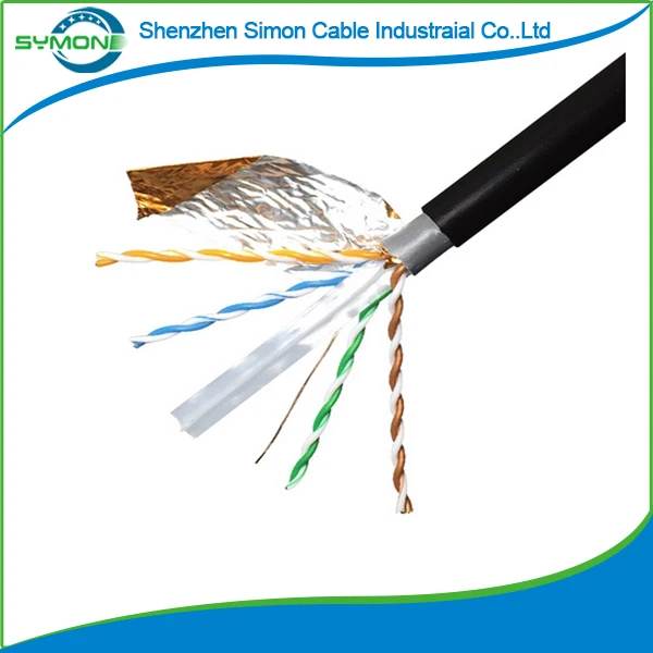 OEM factory price 26AWG 0.38mm CCA cat6 cable UTP network cable