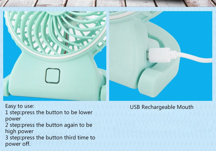 Mini mist spray usb rechargeable fan for iphone