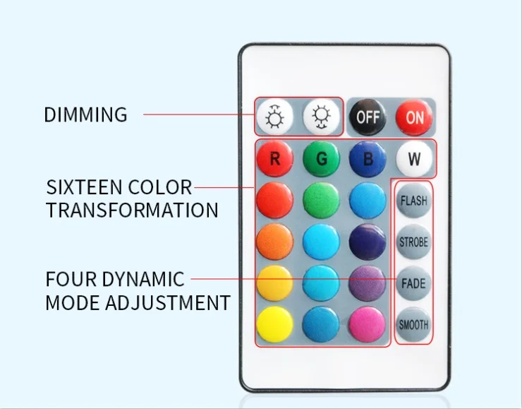 Hot selling SQ-9YK 3.1w remote control aquarium decoration for arowana fish