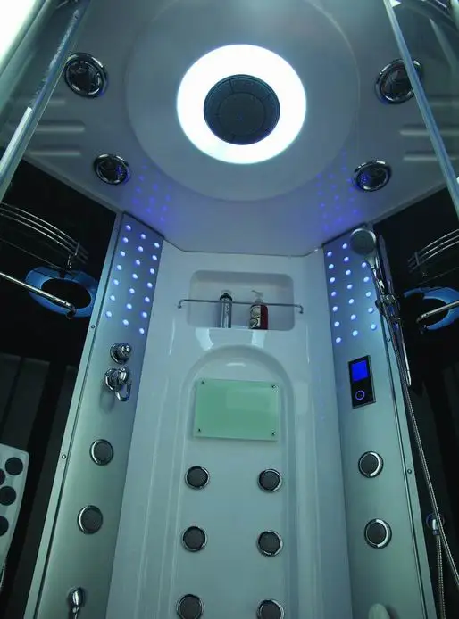 Bathroom indoor spa complete wet steam  hamam  bath combine massage shower with jaku jets