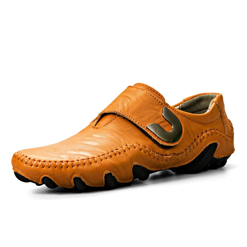 Best selling latest fashion driving shoes genuine leather casual shoes