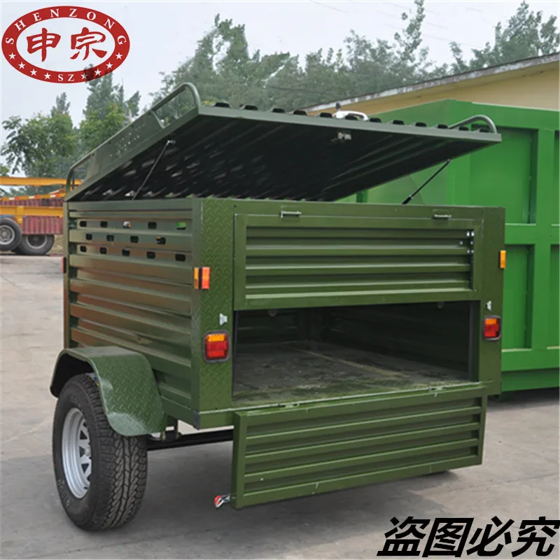 
small car transport dog box utility trailer 