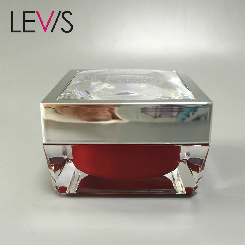 
Plastic red cosmetics acrylic pump jars packaging bottles makeup box set cosmetic 