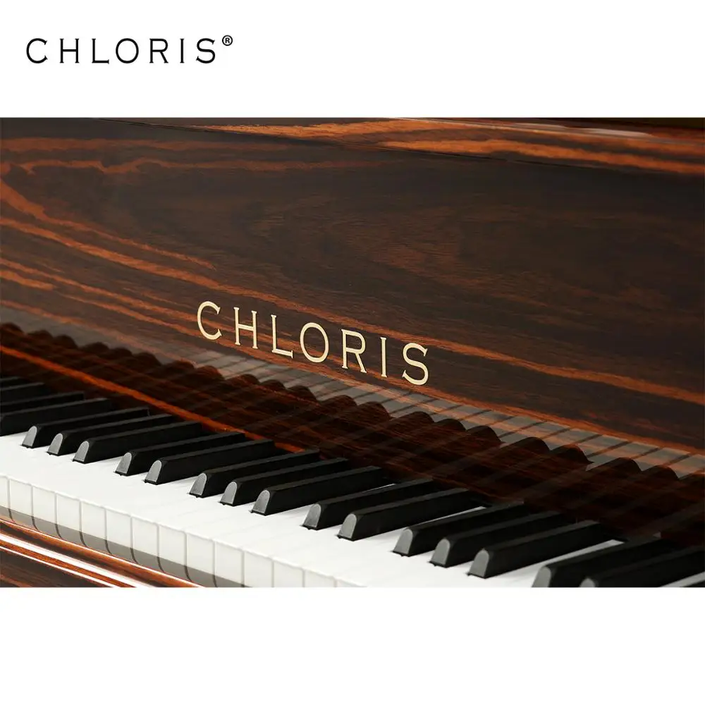 Solid Wood Keyboard piano HG-152 with Curved Legs and German Piano Parts