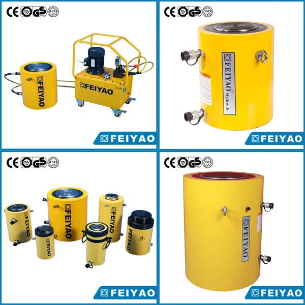 FEIYAO Double acting 250 ton hydraulic jack